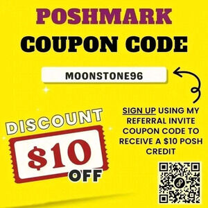 Poshmark Coupon Code – $10 Credit for New Users! Use Code MOONSTONE96